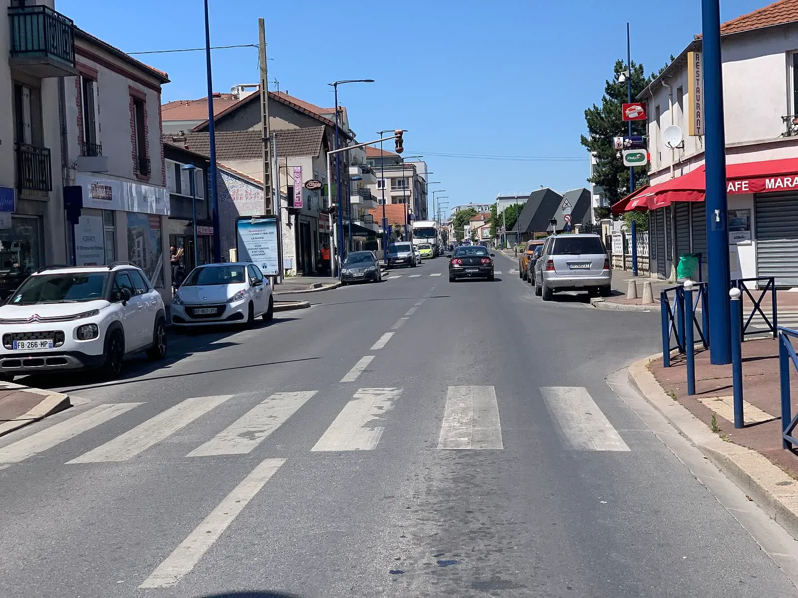 L'avenue Jean-Jaurès à Drancy, où le marché des 4 Routes a ouvert en 1922