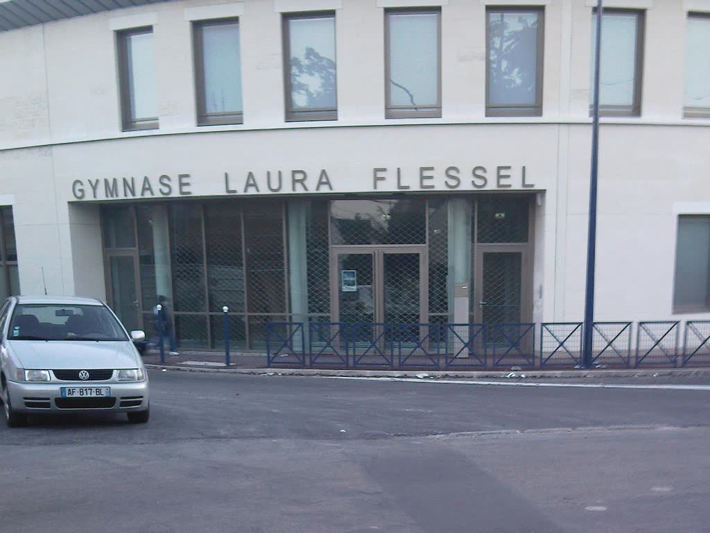 Le gymnase Laura Flessel à Drancy